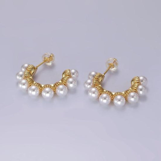 Crawling Pearl Earrings