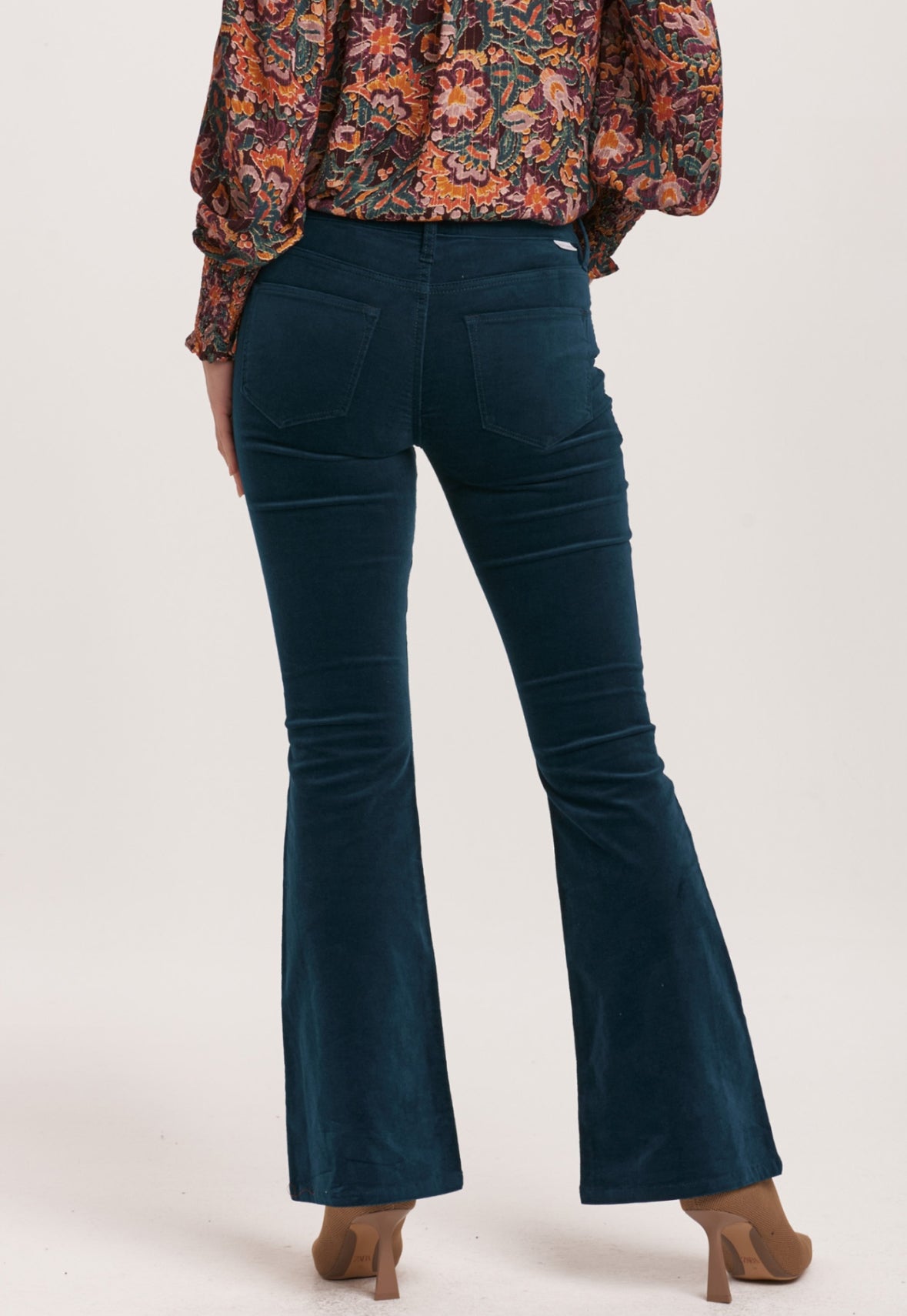 Velvet Teal Rosa Pants