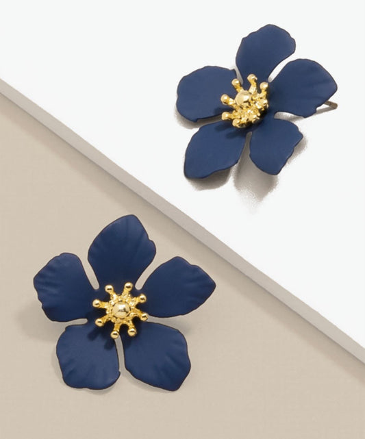 Buttercup Floral Stud Earring