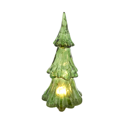 Green Transparent Resin Tree