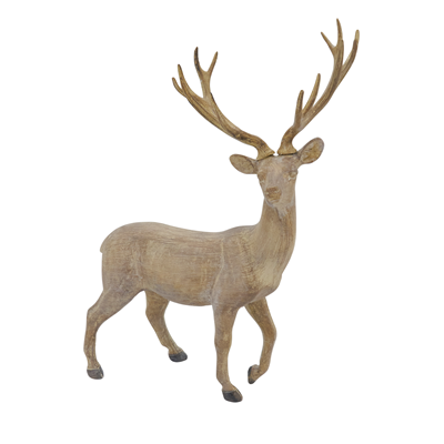 Natural Wood Deer