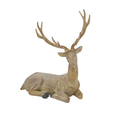 Natural Wood Deer