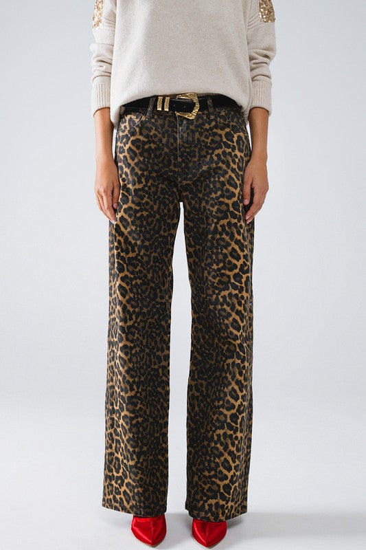 Lux Leopard Print Pants