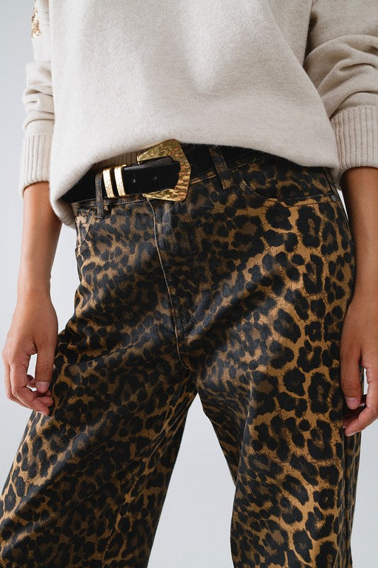 Lux Leopard Print Pants