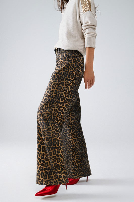 Lux Leopard Print Pants