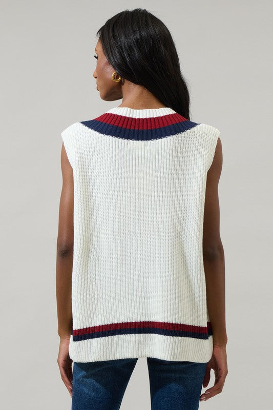 Luxora Oversized Sweater Vest