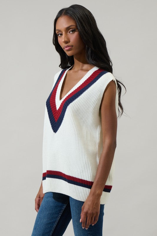 Luxora Oversized Sweater Vest