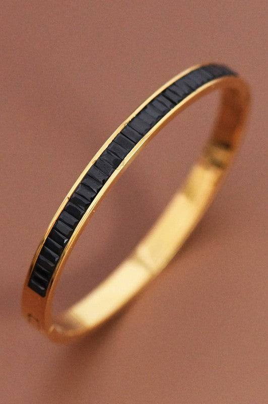 Black & Steel Bangle