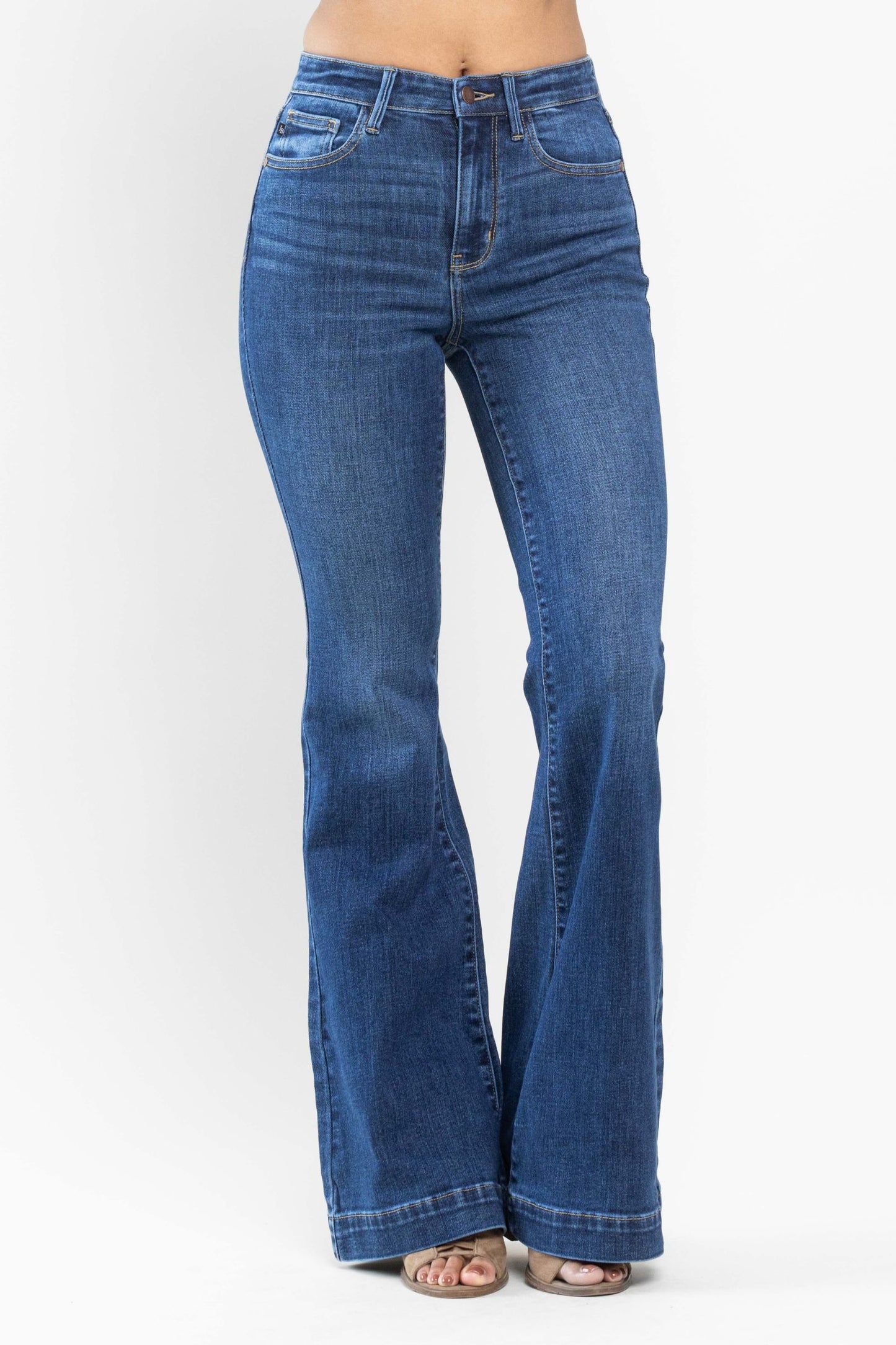 Judy Blue Wide Hem Flare High Rise