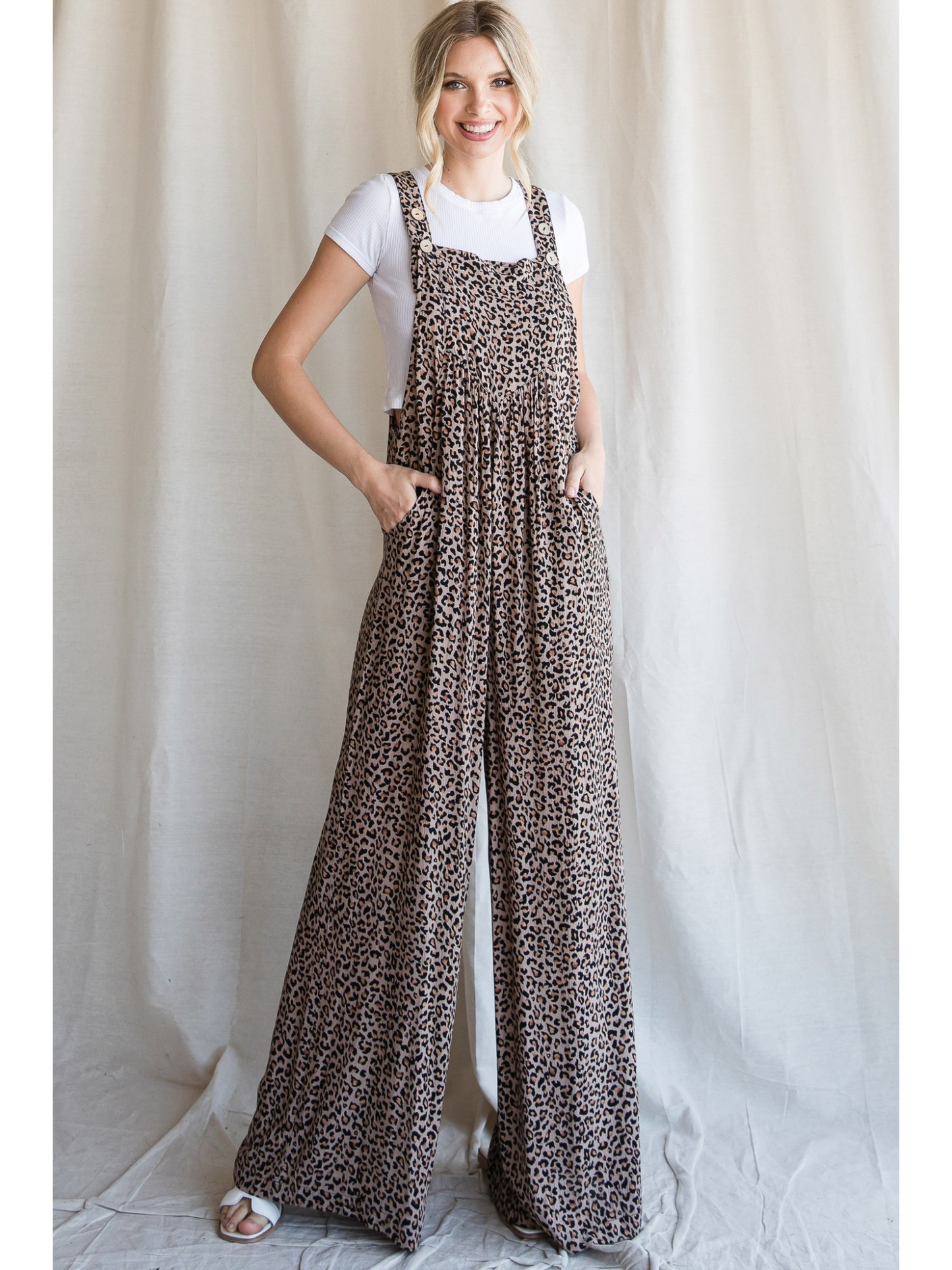 Comfy Cheetah Overalls