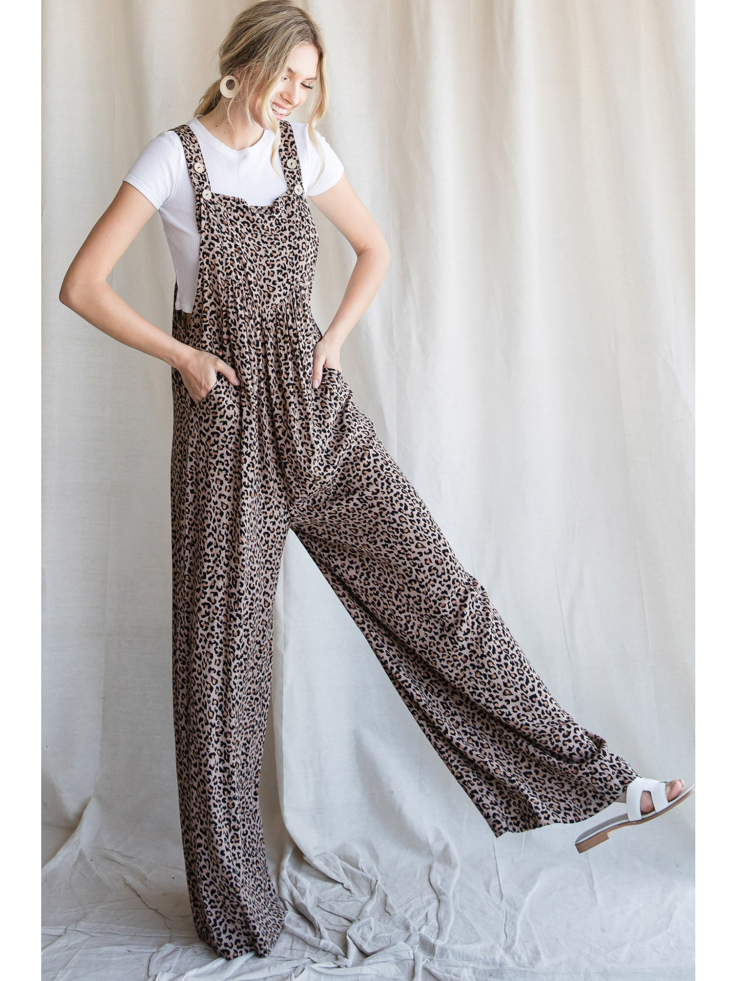 Comfy Cheetah Overalls