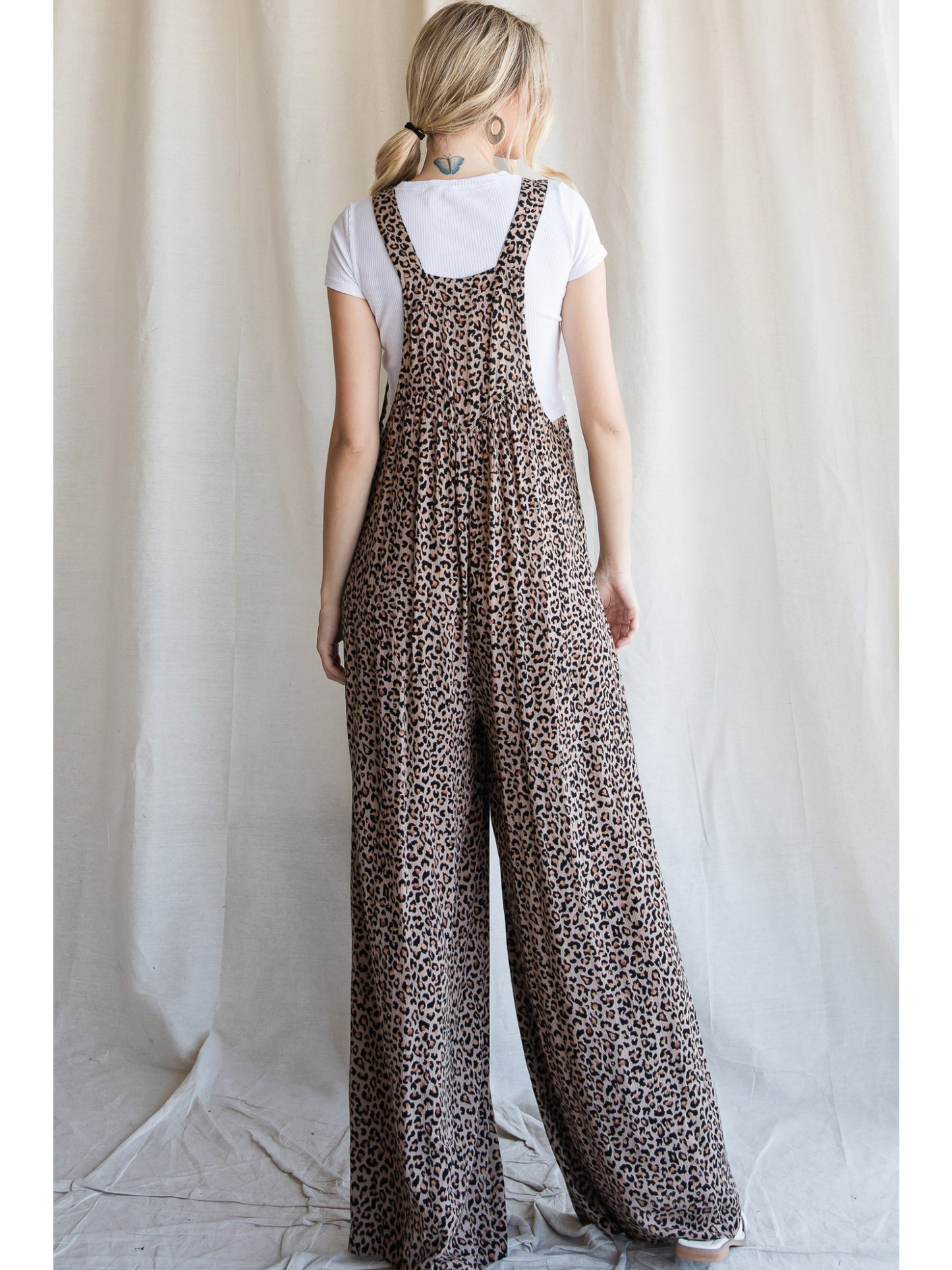 Comfy Cheetah Overalls