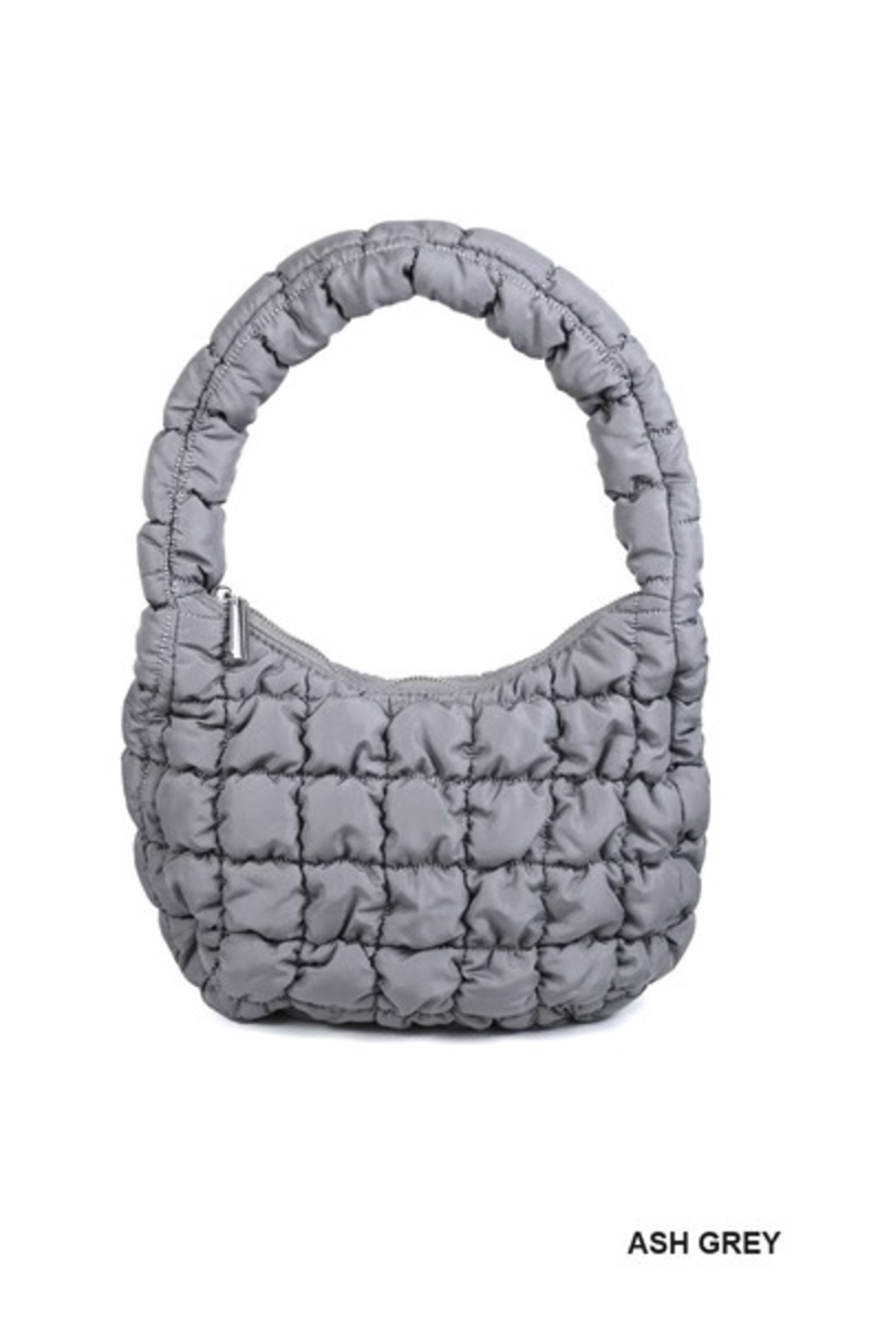 Quilted Puffer Mini Shoulder Bag