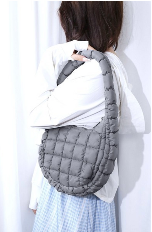 Quilted Puffer Mini Shoulder Bag